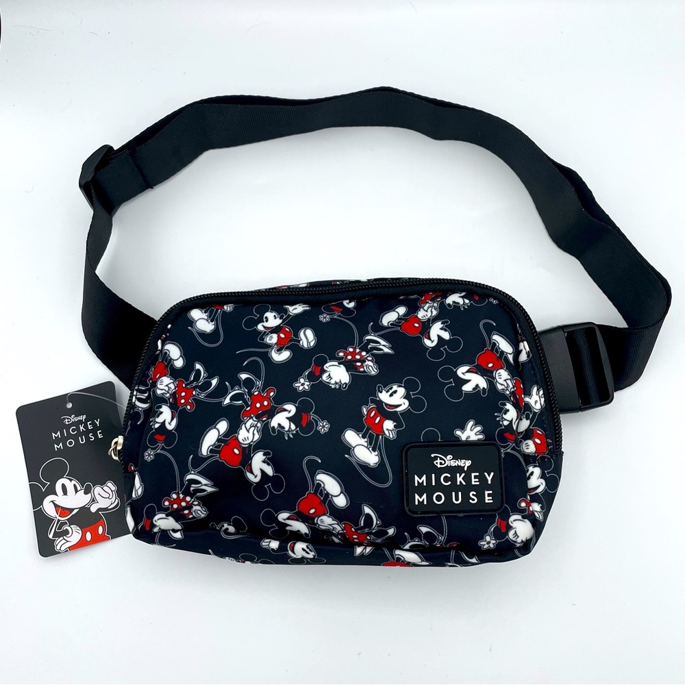 Disney Mickey & Minnie Mouse Belt Bag Fanny Pack NWT